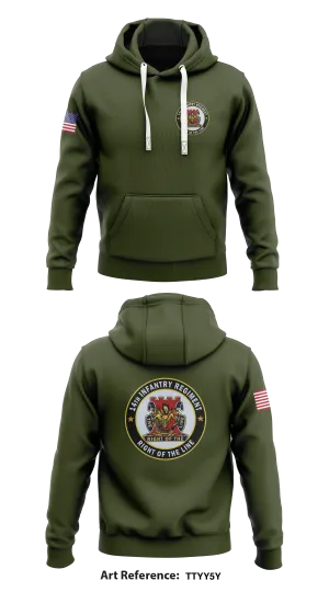 1-14 Infantry Battalion Store 1 Core Men's Hooded Performance Sweatshirt - TtyY5Y