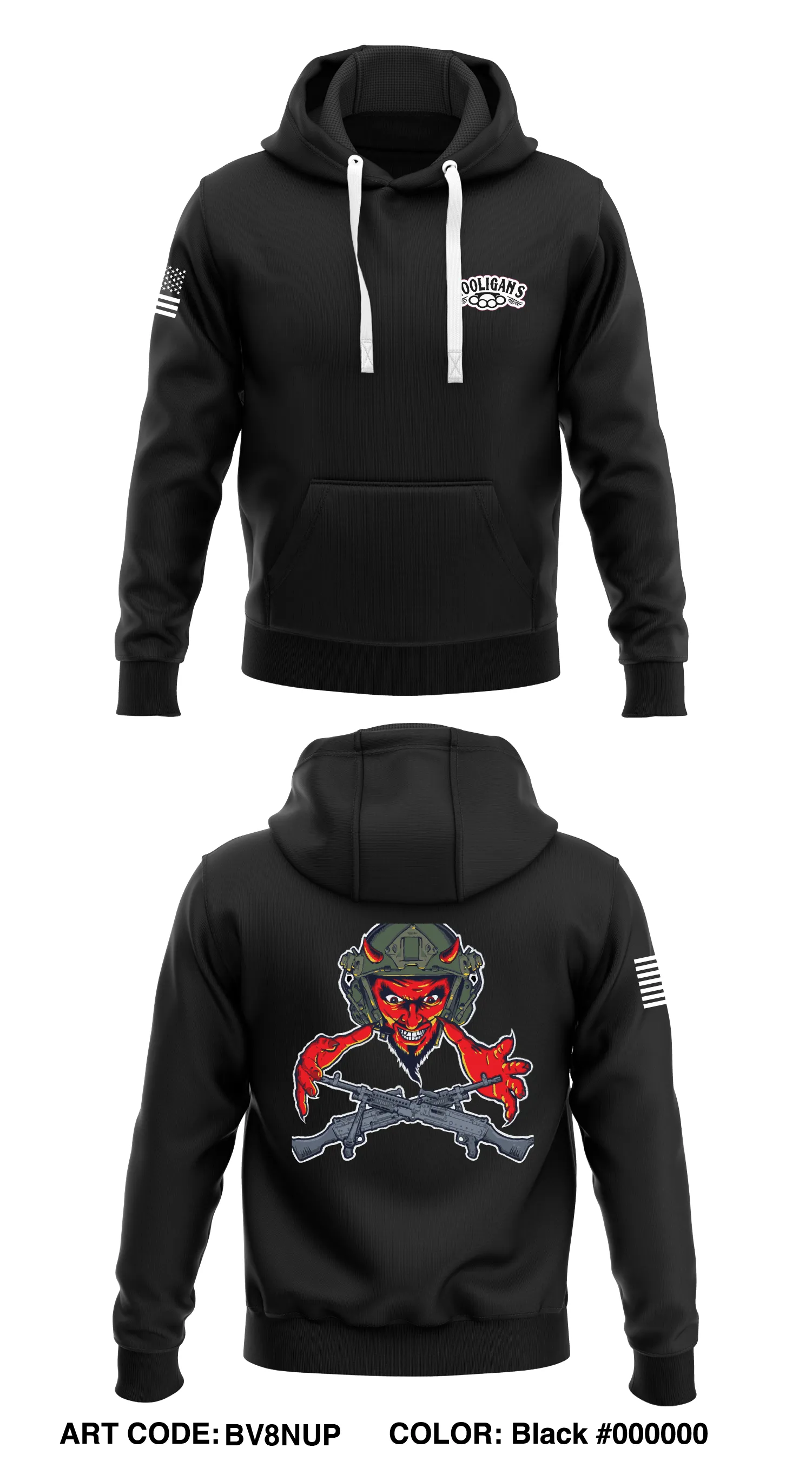 1-21 B Co, 2IBCT 25th ID Store 1  Core Men's Hooded Performance Sweatshirt - 7UTacT