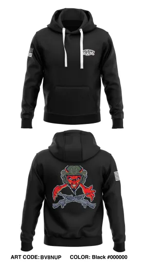 1-21 B Co, 2IBCT 25th ID Store 1  Core Men's Hooded Performance Sweatshirt - 7UTacT