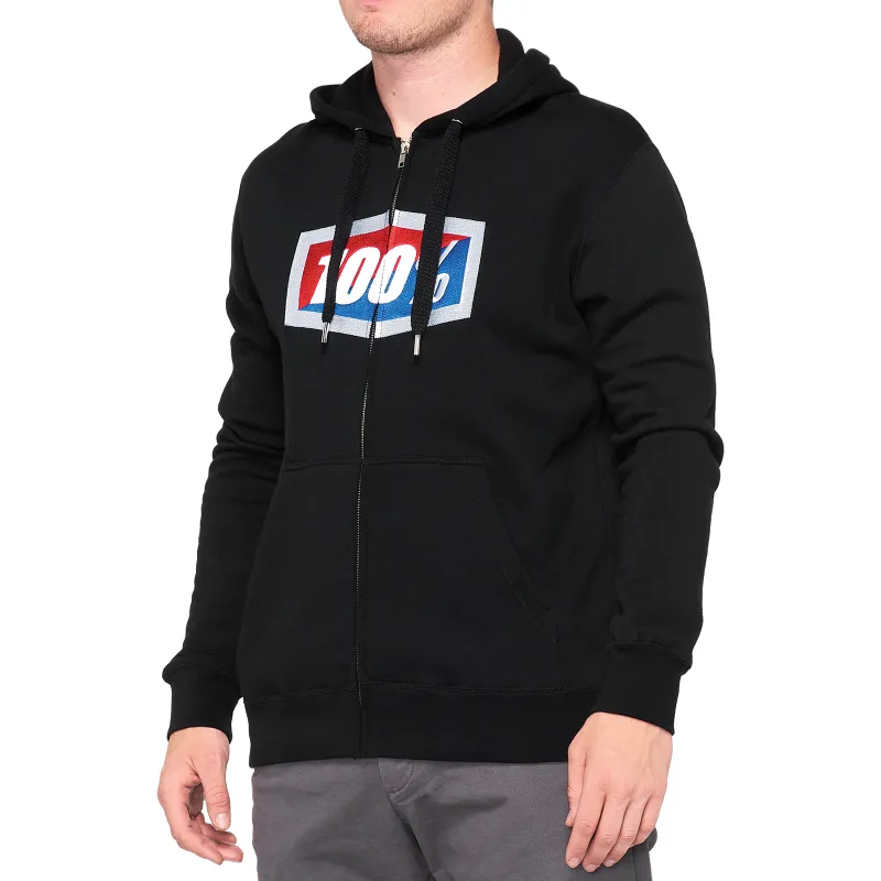 100% Zip-Up Polar Sweatshirt