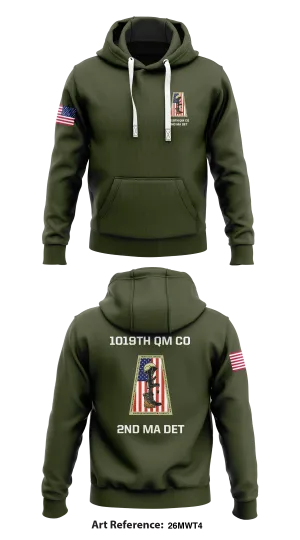 119th QM CO 2nd MA DET Store 1  Core Men's Hooded Performance Sweatshirt - 26Mwt4