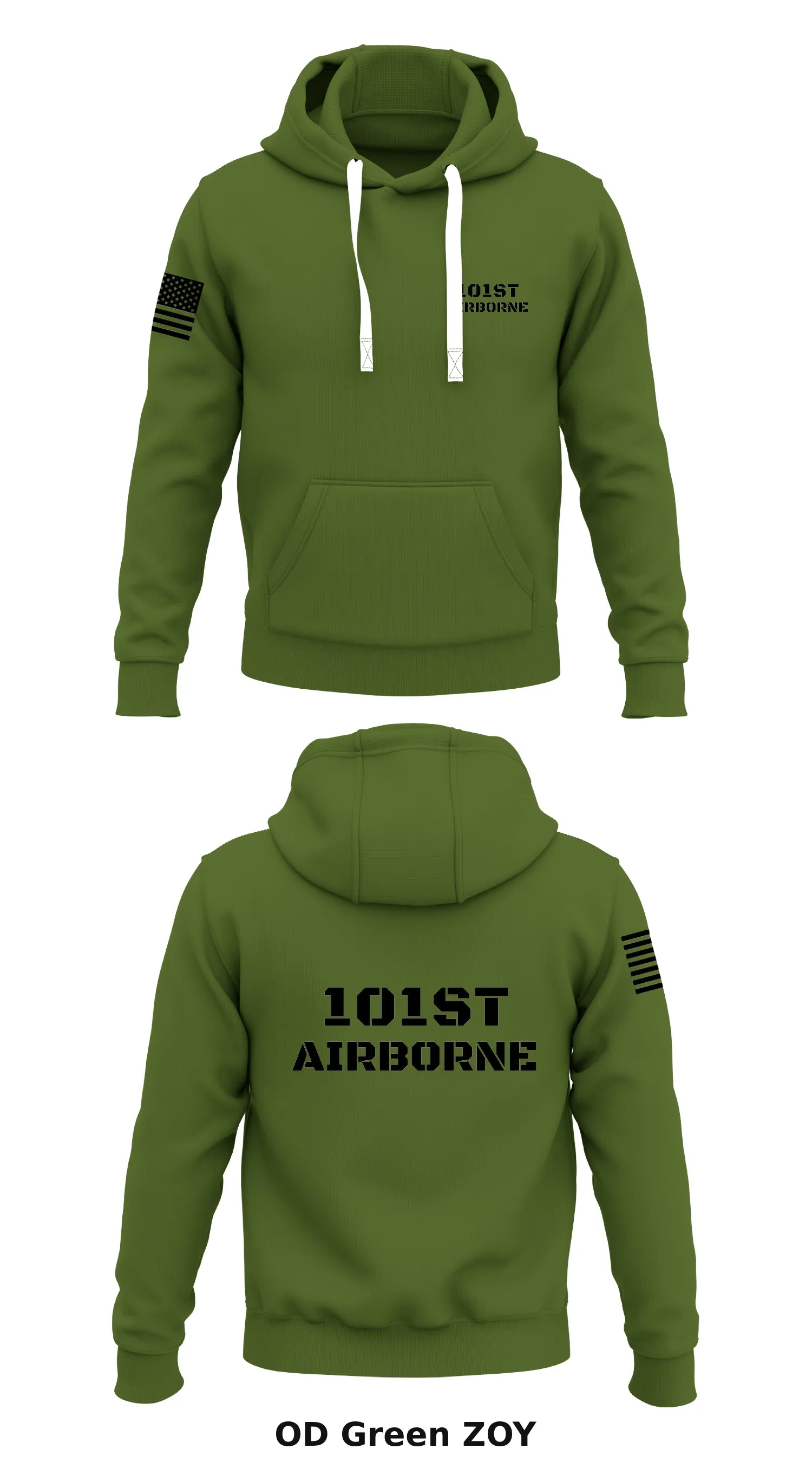11st Airborne Store 1  Core Men's Hooded Performance Sweatshirt - ZOY