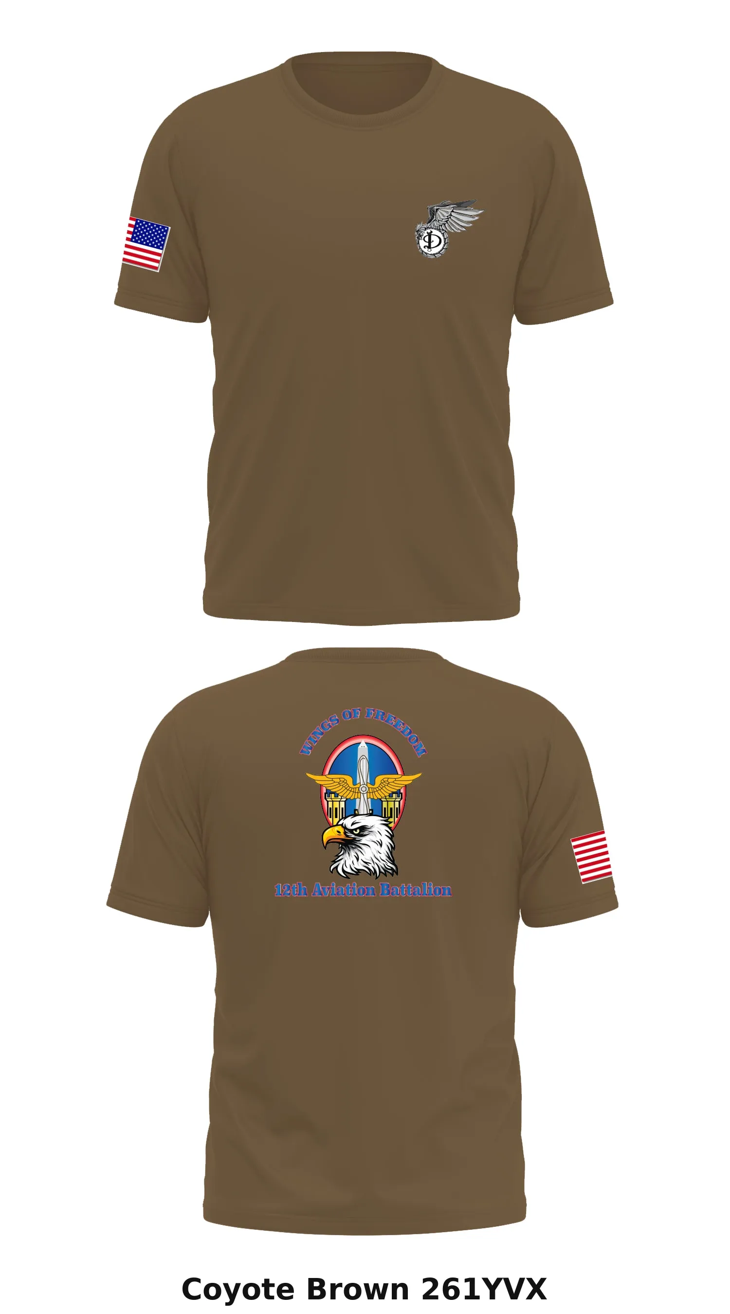 12th Aviation Battalion Store 1 Core Men's SS Performance Tee - 261YVX