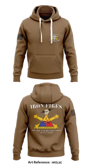 1st Armored Division Fire Support Element Store 1  Core Men's Hooded Performance Sweatshirt - HPZL5C