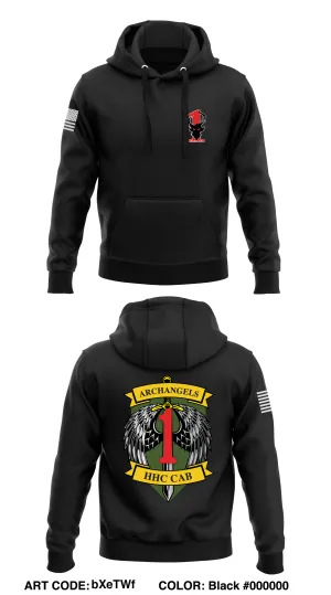 1st Combat Aviation Brigade, Archangels, HHC Store 1  Core Men's Hooded Performance Sweatshirt - bXeTWf