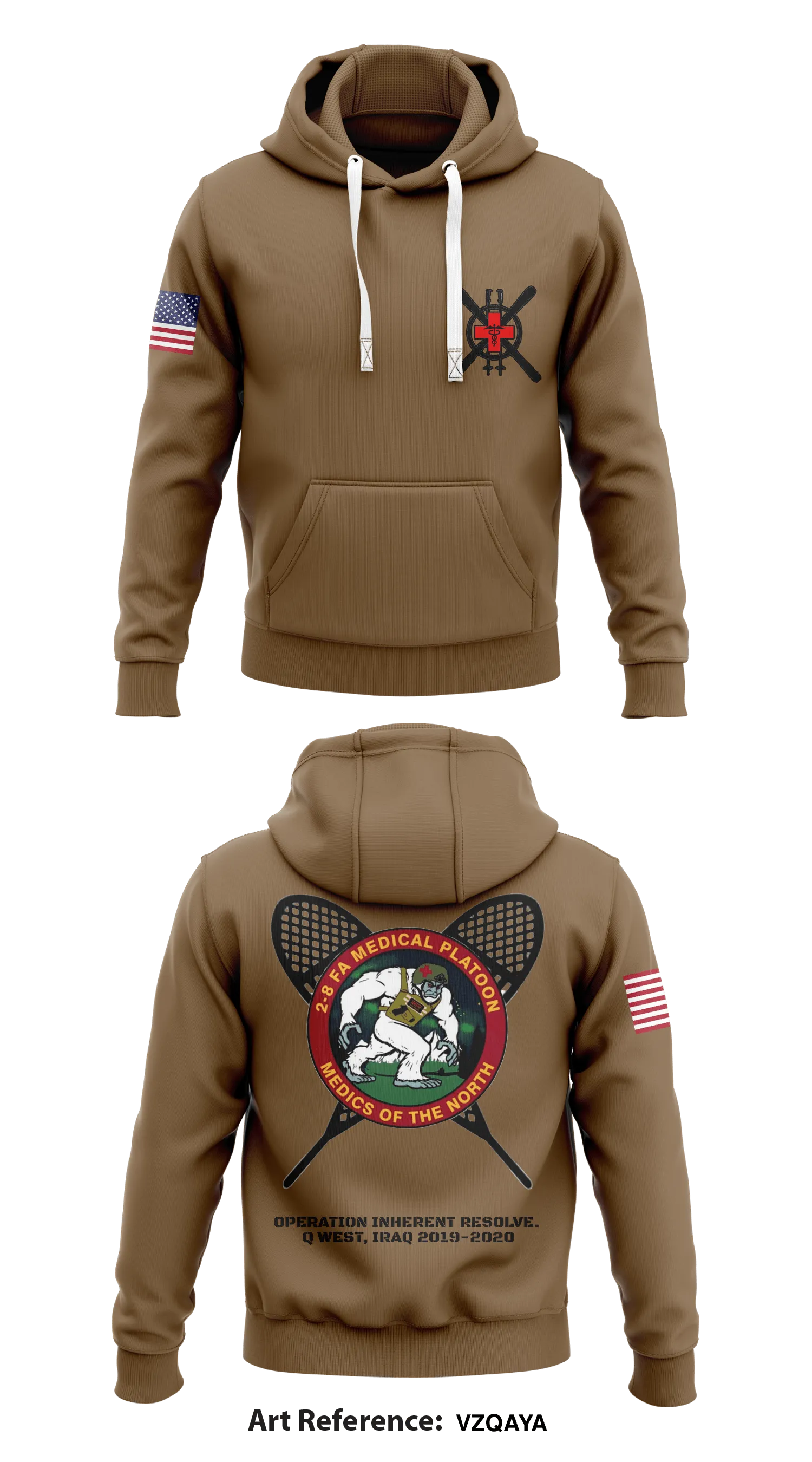 2-8 FAR medics  Core Men's Hooded Performance Sweatshirt - vzqAYa