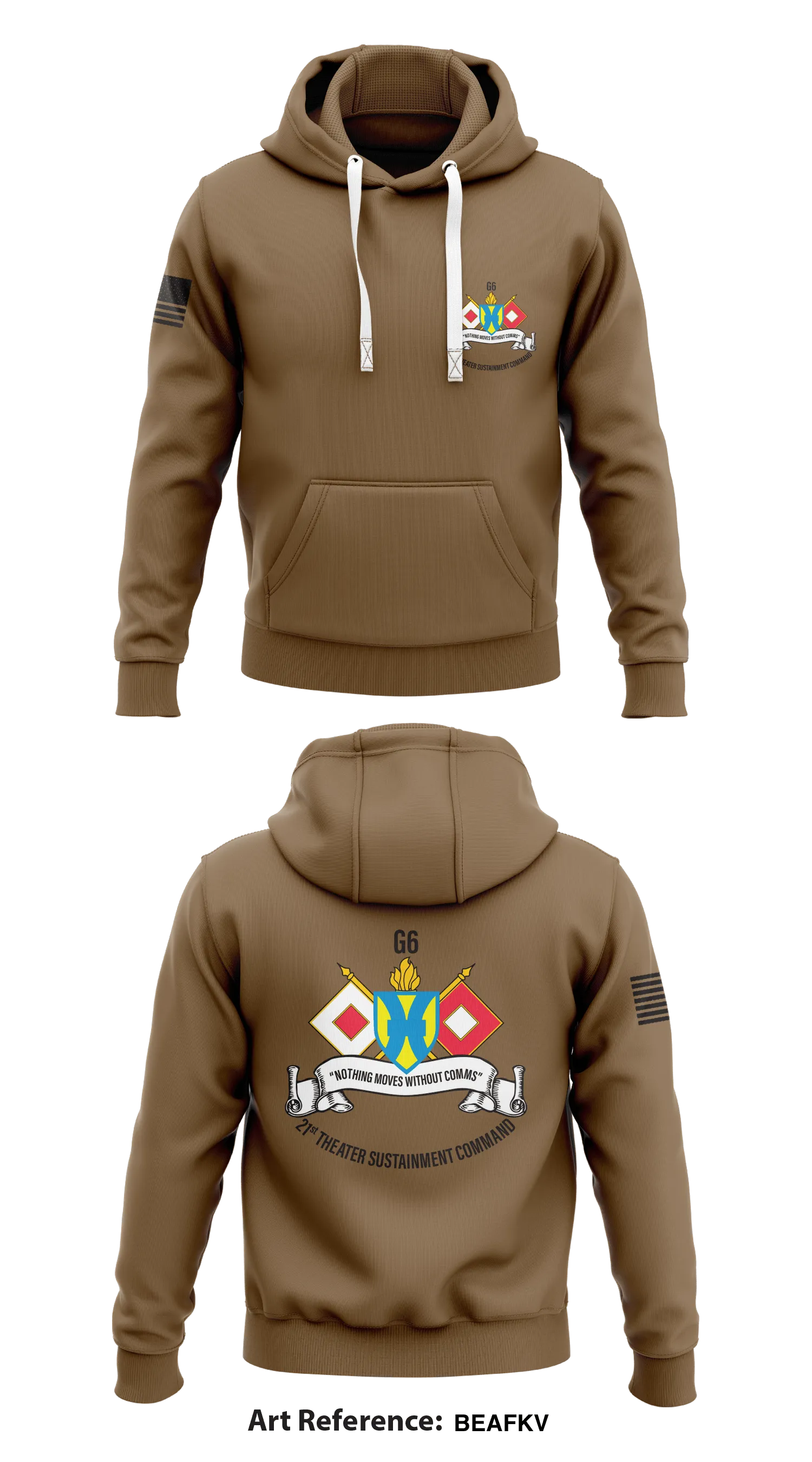 21st Theater Sustainment Command - G6 Store 1  Core Men's Hooded Performance Sweatshirt - bEAfkV