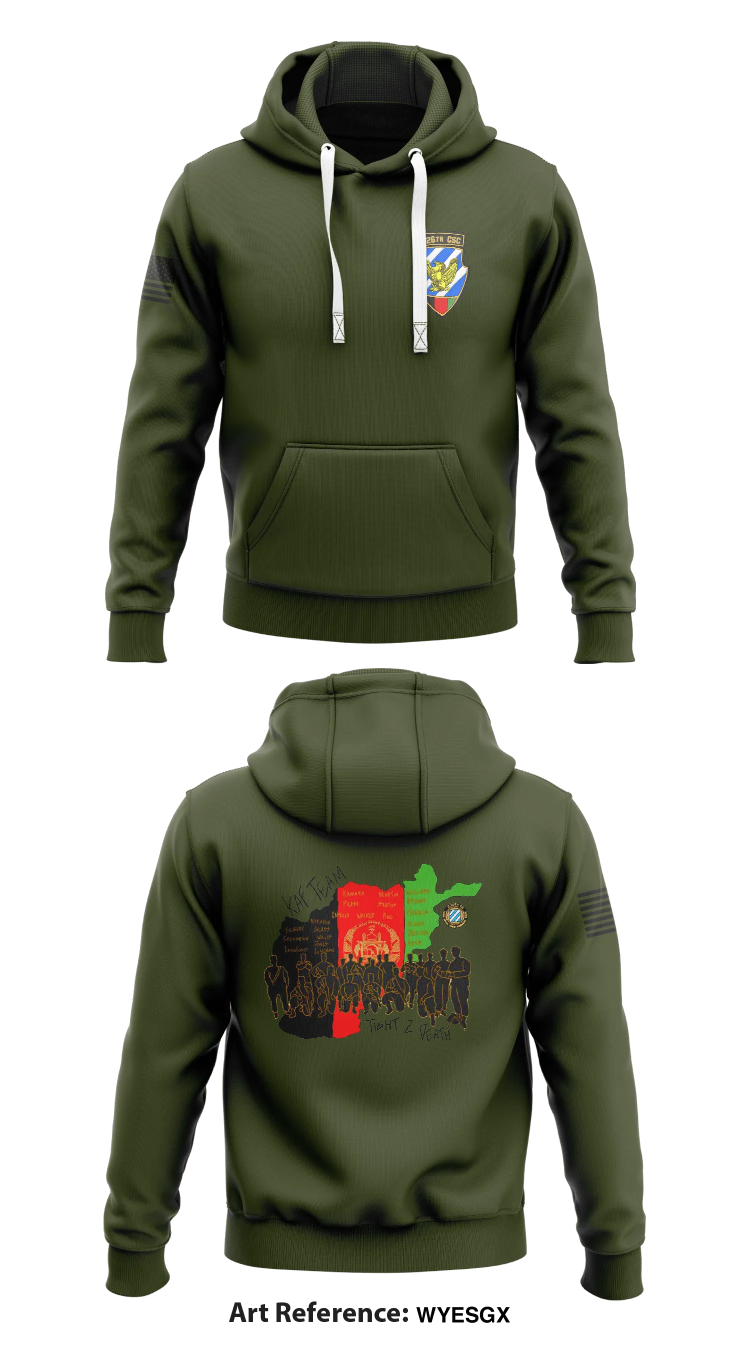 226th CSC Store 1  Core Men's Hooded Performance Sweatshirt - wyesgx