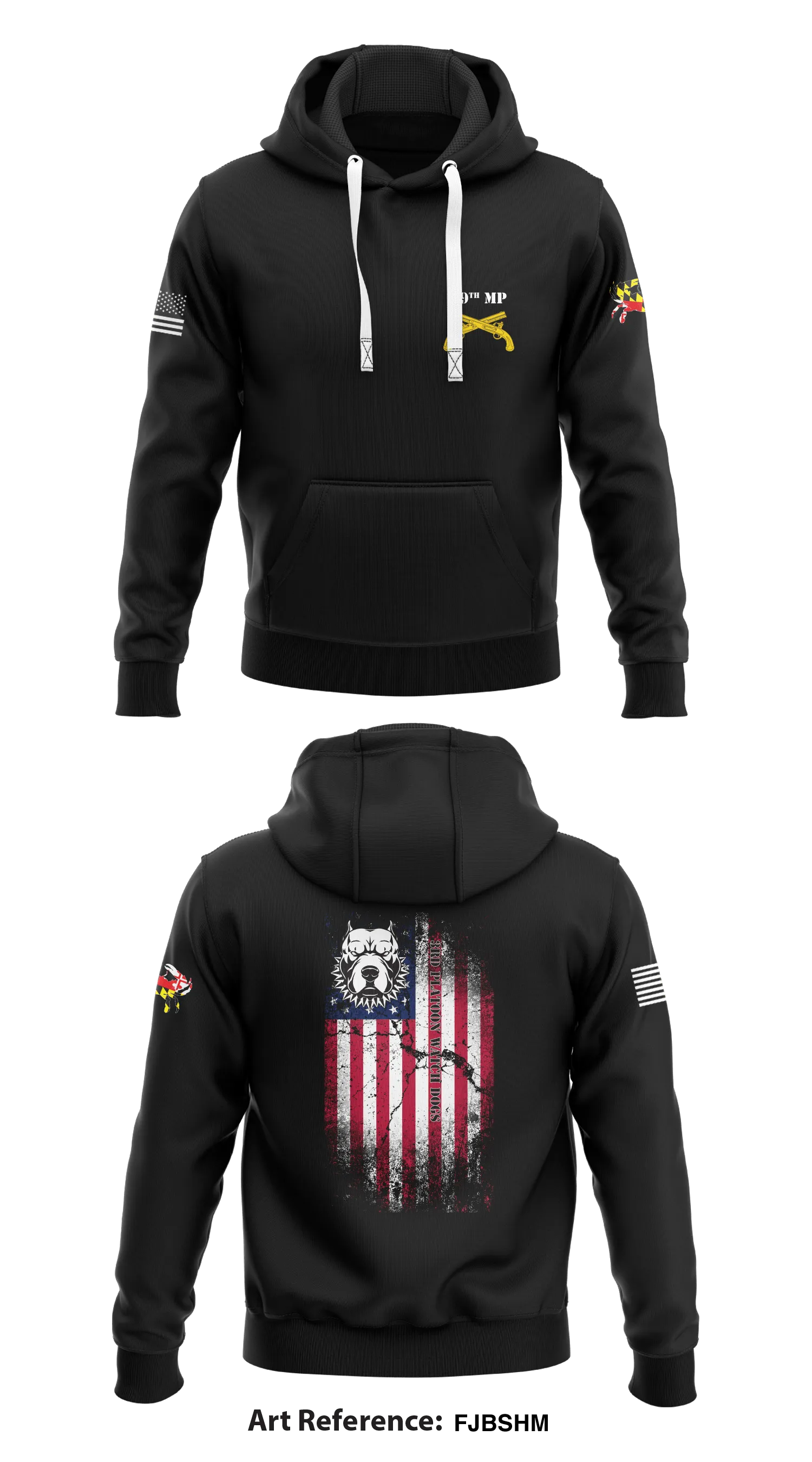 29th Military police company  Store 1  Core Men's Hooded Performance Sweatshirt - FJbshm