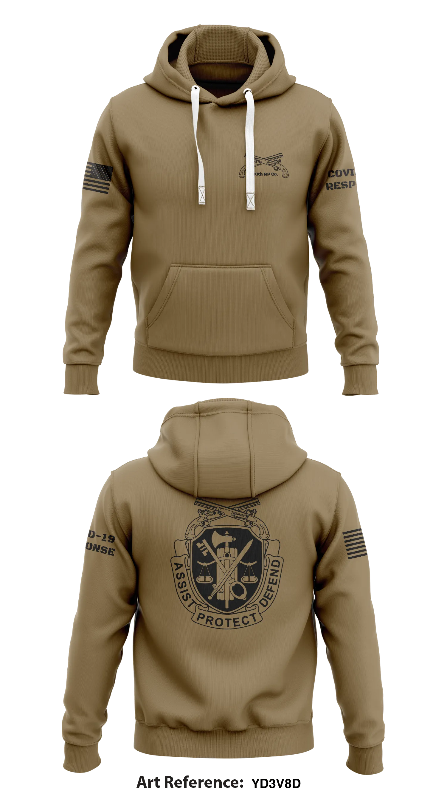 29th MP Co. Core Men's Hooded Performance Sweatshirt - yD3v8d