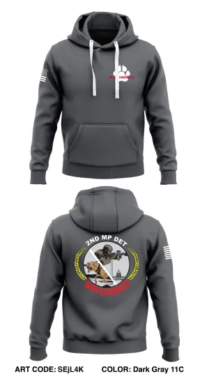 2nd MP Det  Core Men's Hooded Performance Sweatshirt - SEjL4K