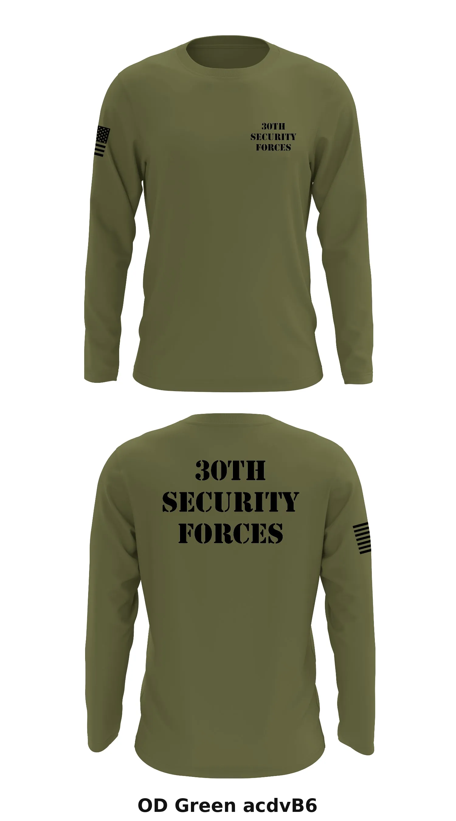 30th Security Forces Store 1 Core Men's LS Performance Tee - acdvB6