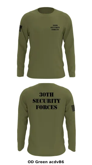 30th Security Forces Store 1 Core Men's LS Performance Tee - acdvB6