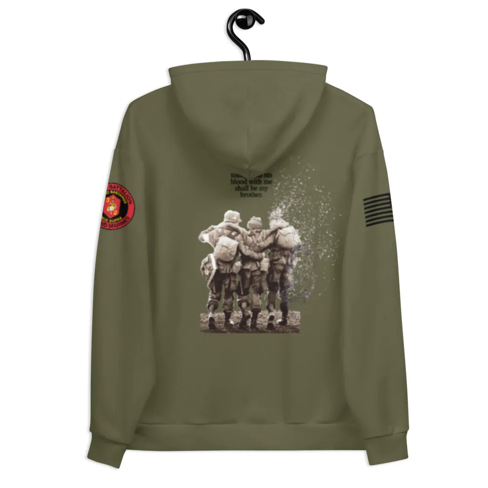 3rd Battalion 2nd Marine Division  Core Men's Hooded Performance Sweatshirt - YnQbeN