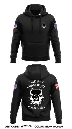 3rd PLT, C Co, 548 DSSB Store 1  Core Men's Hooded Performance Sweatshirt - g9WBZh