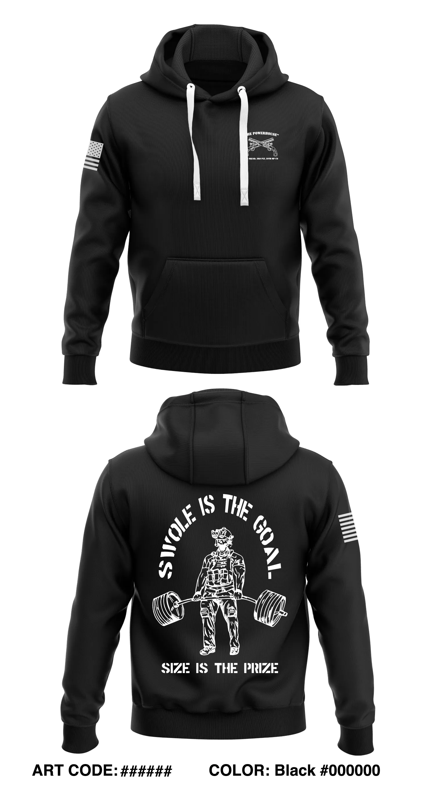 3rd squad, 3rd plt, 29th MP Co.  Store 1  Core Men's Hooded Performance Sweatshirt - vrup3g