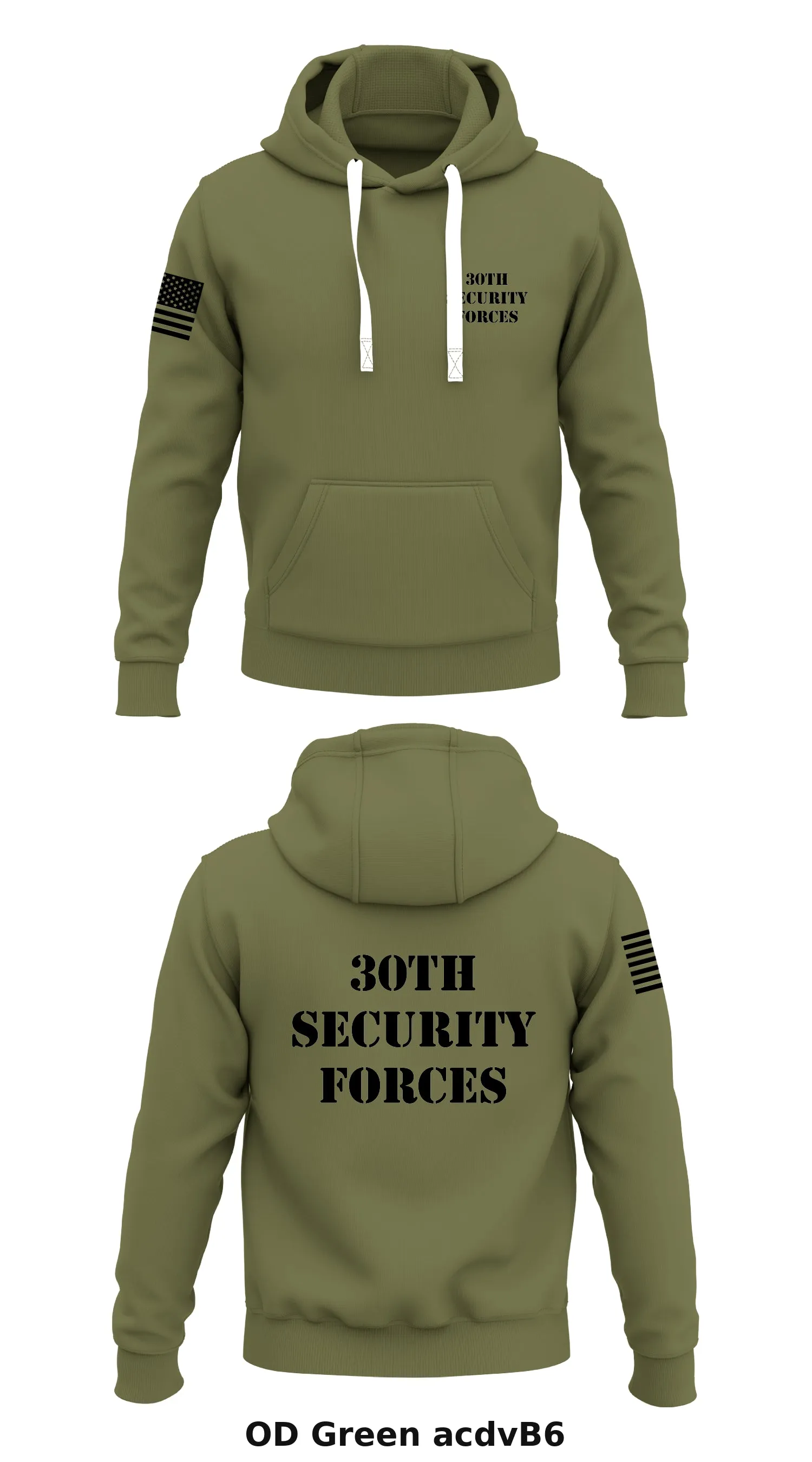 3th Security Forces Store 1  Core Men's Hooded Performance Sweatshirt - acdvB6