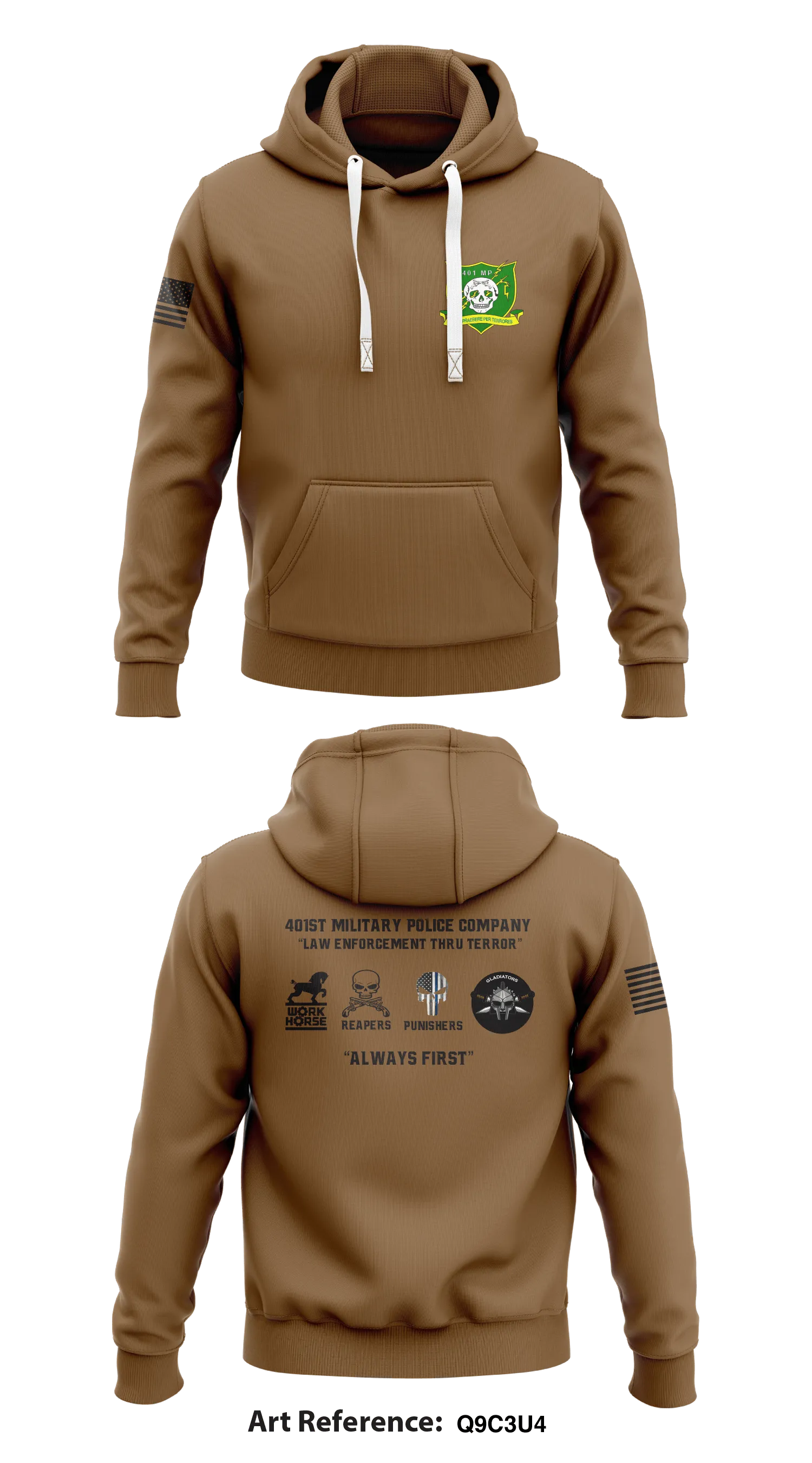41st Military Police Company Store 1  Core Men's Hooded Performance Sweatshirt - q9C3u4