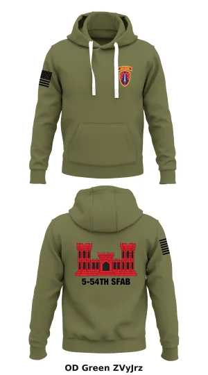 5-54th SFAB Store 1  Core Men's Hooded Performance Sweatshirt - ZVyJrz