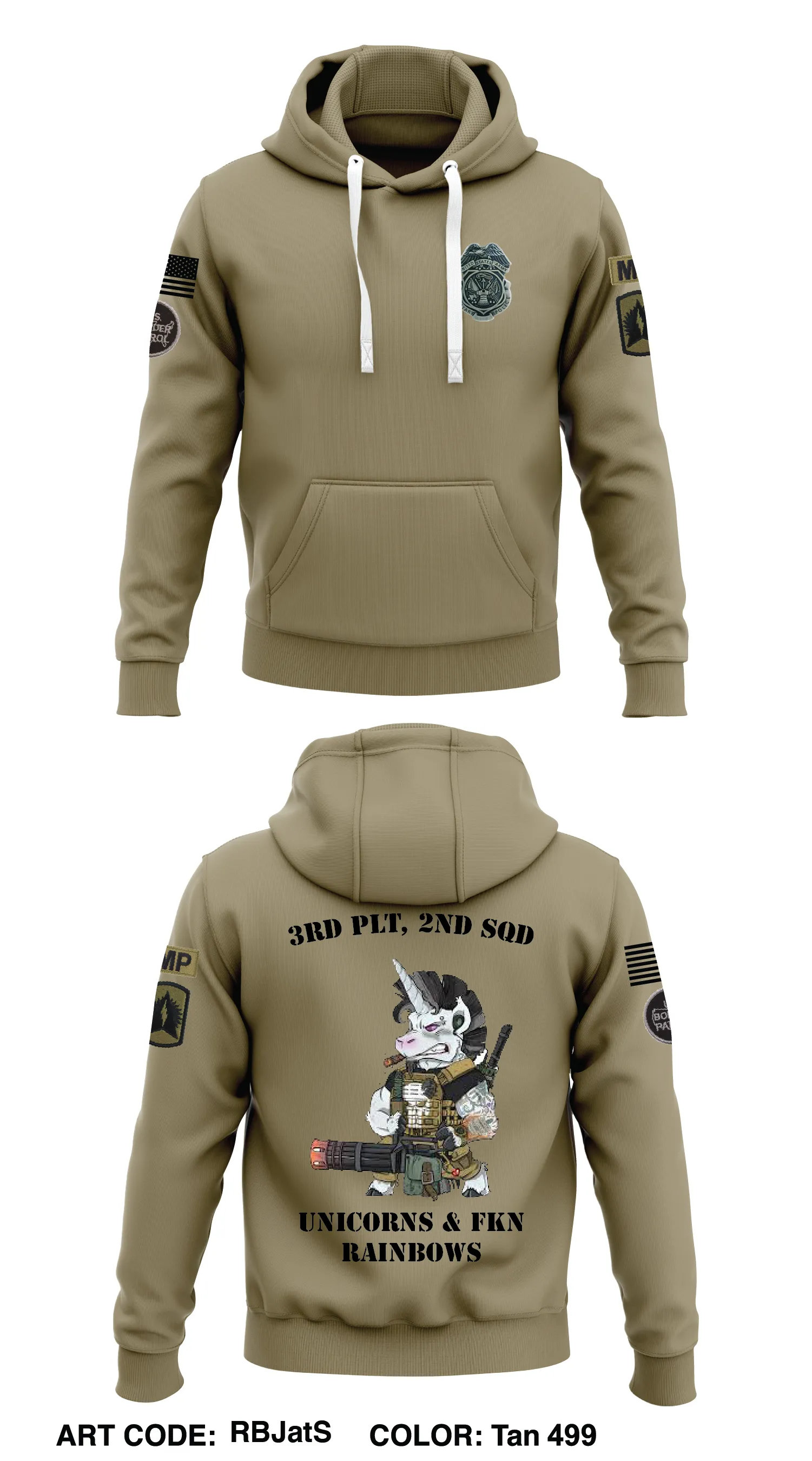 715th MP Co. 116th Field Artillery  Store 1  Core Men's Hooded Performance Sweatshirt - RBJatS