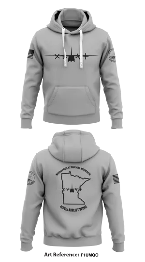 934th AES  Core Men's Hooded Performance Sweatshirt - F1umQO