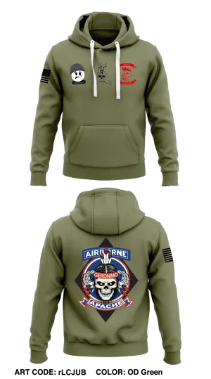A Co, 1-51st, 4/25 Store 1  Core Men's Hooded Performance Sweatshirt - rLCJUB