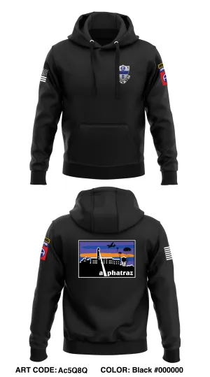 A CO, 1st BN, 325th AIR  Core Men's Hooded Performance Sweatshirt - Ac5Q8Q