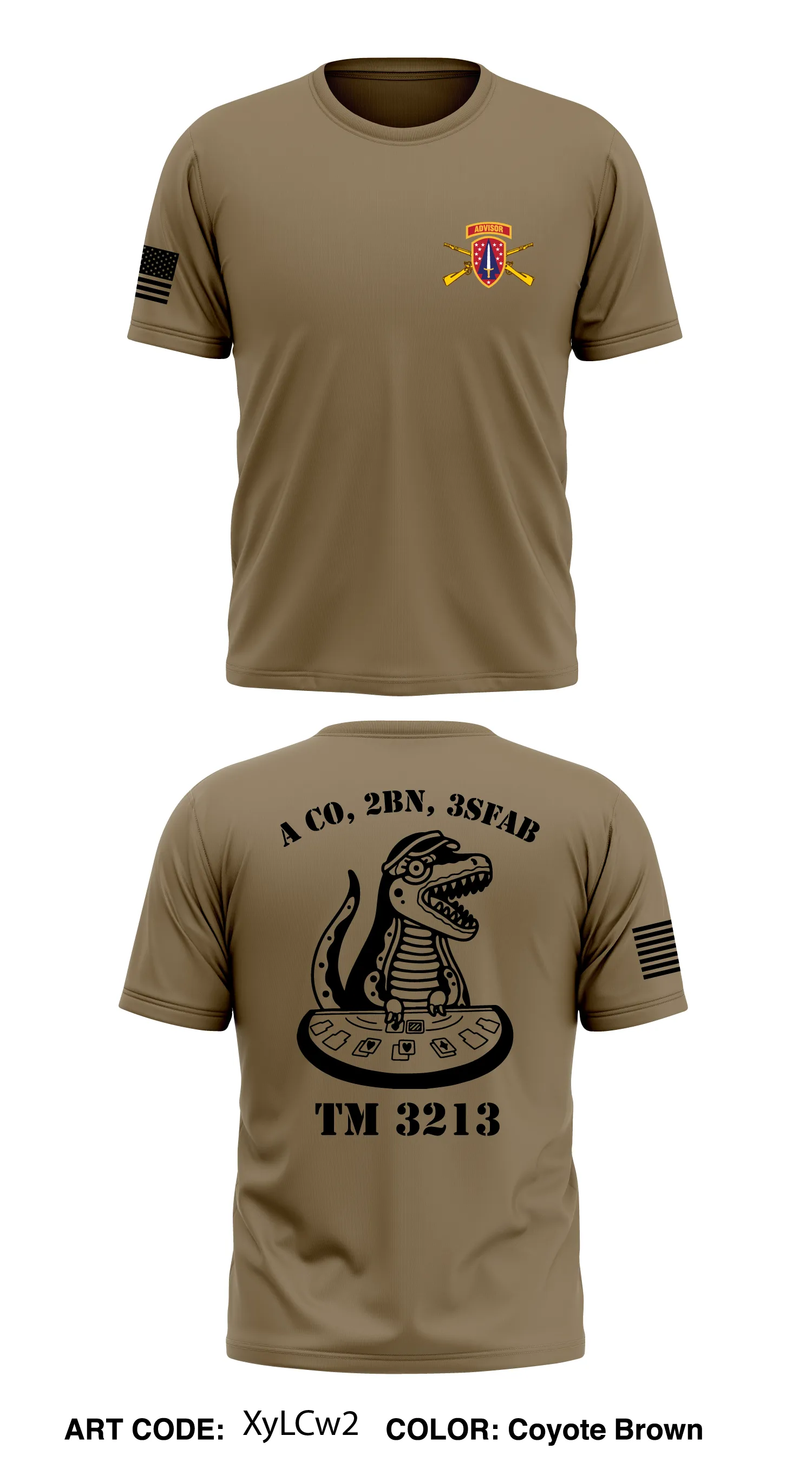 A Co, 2BN, 3SFAB Store 1 Core Men's SS Performance Tee - XyLCw2