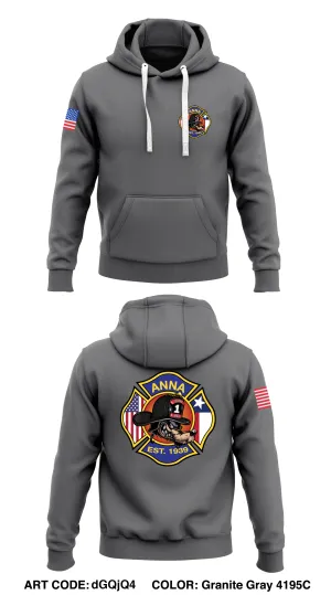 A-Shift, Anna Fire Department Store 1  Core Men's Hooded Performance Sweatshirt - dGQjQ4