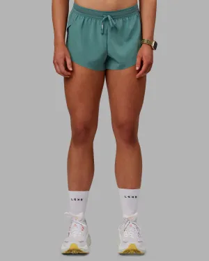 Accelerate 3" Run Shorts - Sagebrush