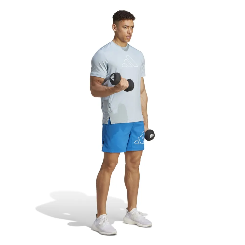 Adidas Mens Train Icons Big Logo Shorts