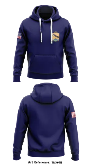 Aegis Division Sea Cadets  Core Men's Hooded Performance Sweatshirt - Tmx9TE