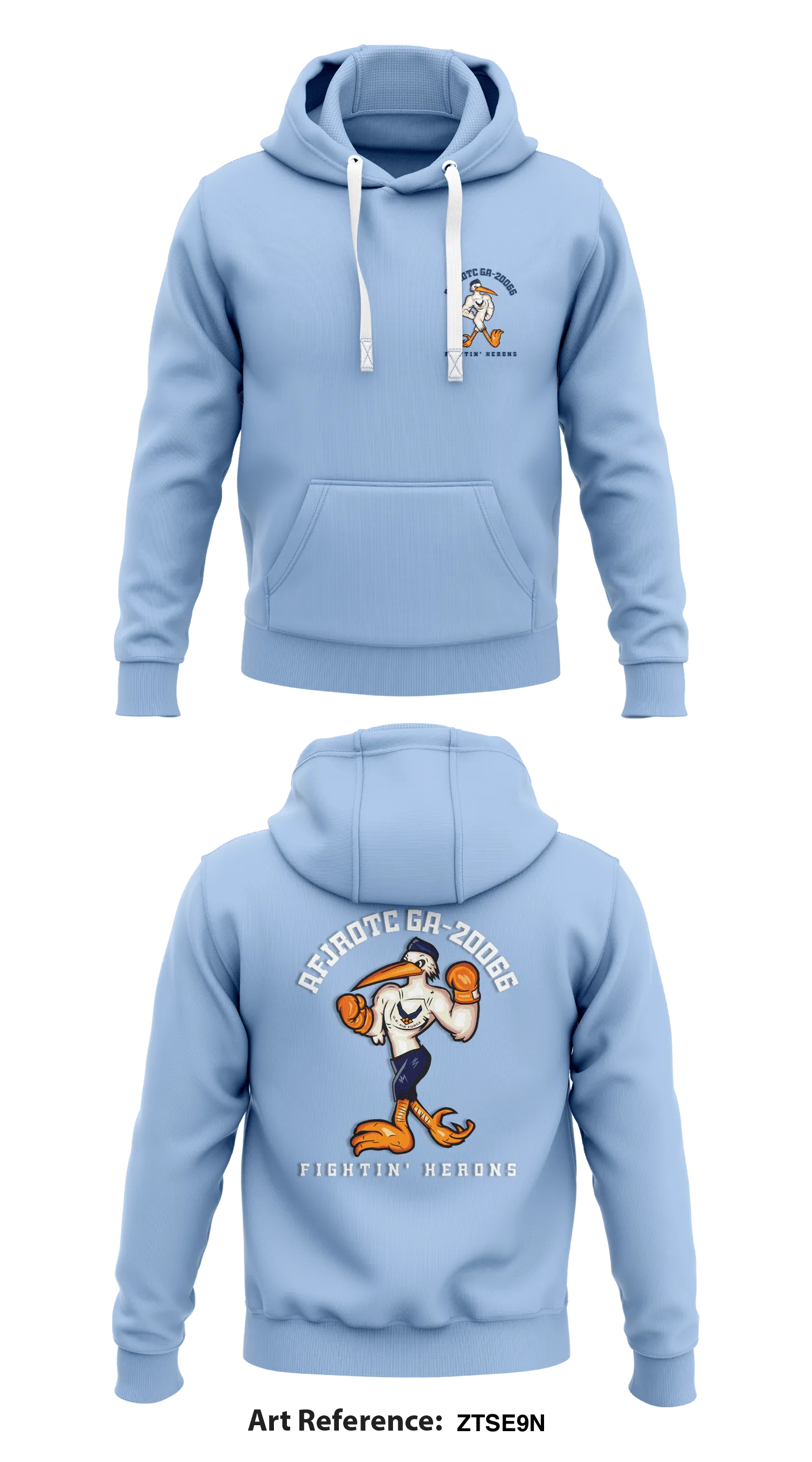 AFJROTC GA-266 Store 1  Core Men's Hooded Performance Sweatshirt - ztSE9N