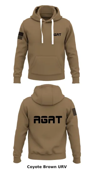 AGAT Store 1  Core Men's Hooded Performance Sweatshirt - URV