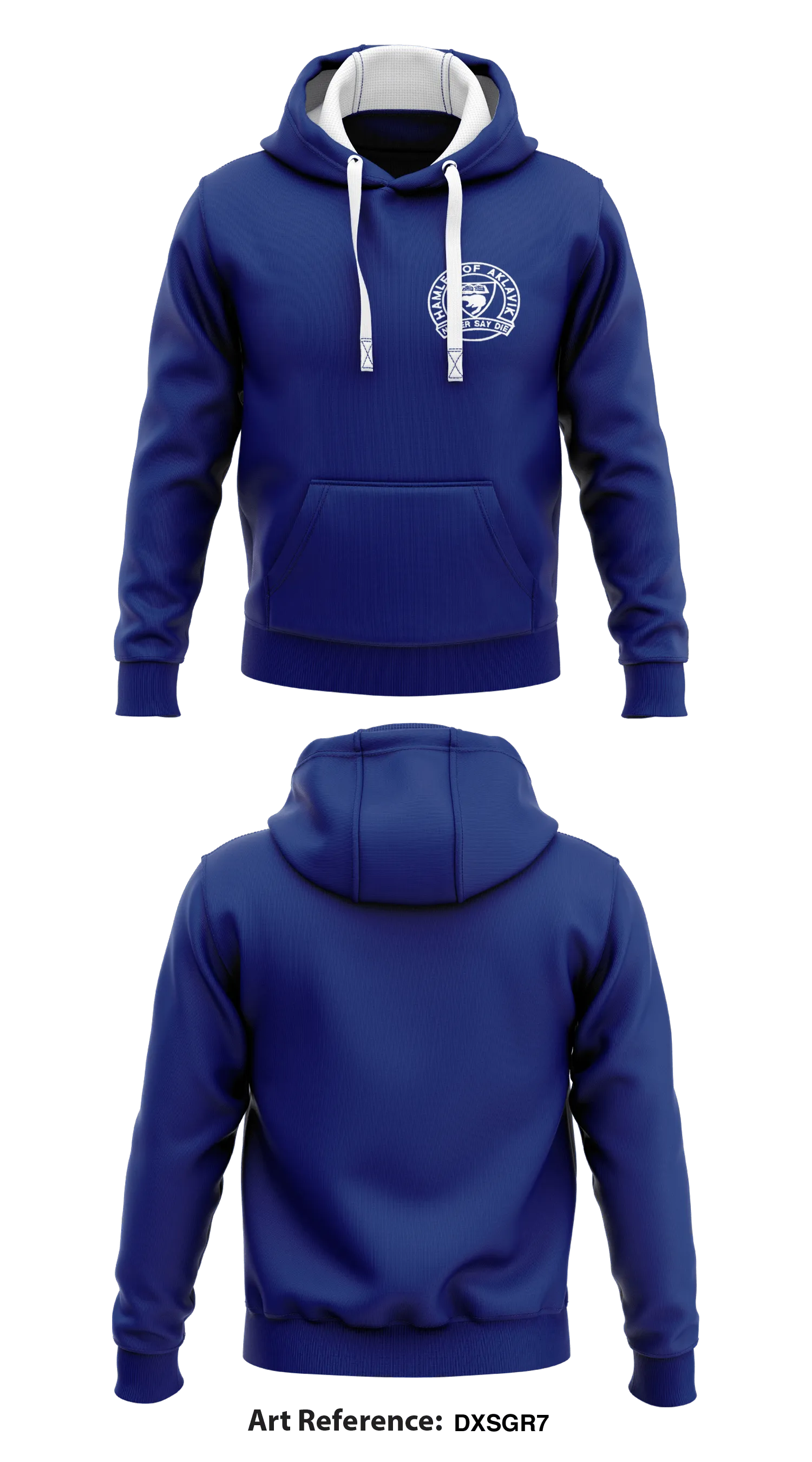 Aklavik lakers  Core Men's Hooded Performance Sweatshirt - DxsgR7