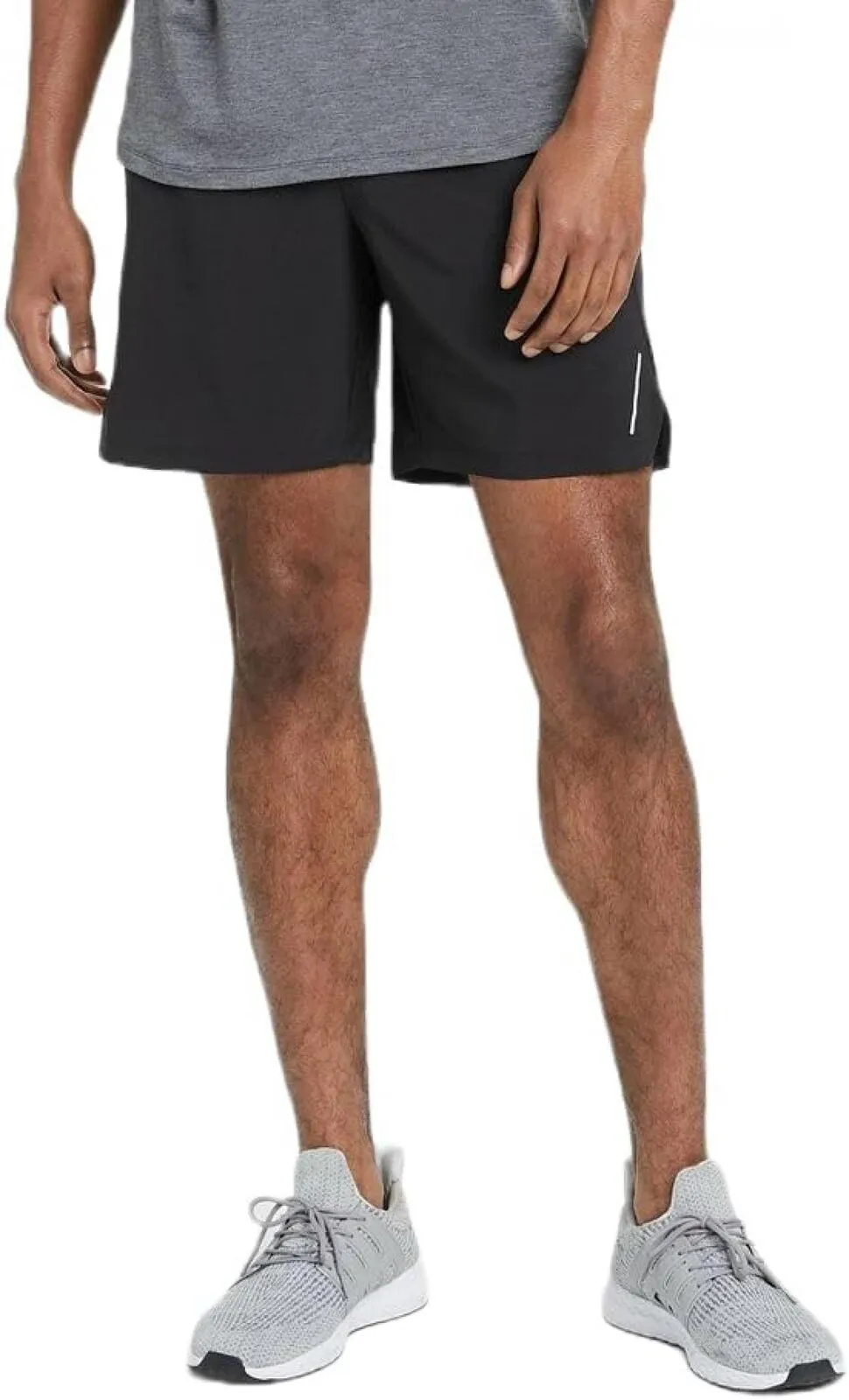 All In Motion Men's 7" Unlined Run Shorts 80915143 Black XL