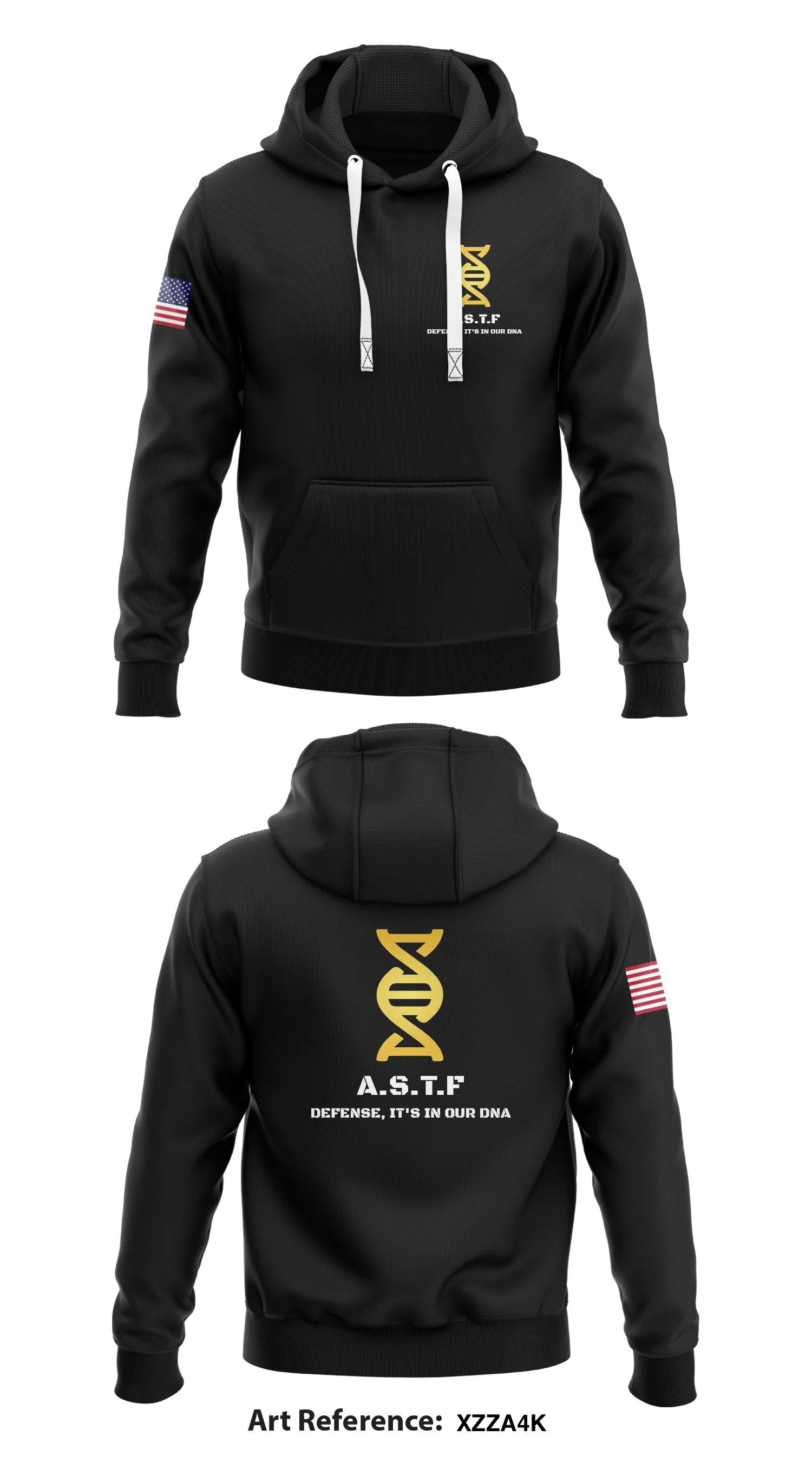 A.S.T.F. Store 1  Core Men's Hooded Performance Sweatshirt - xzZA4k