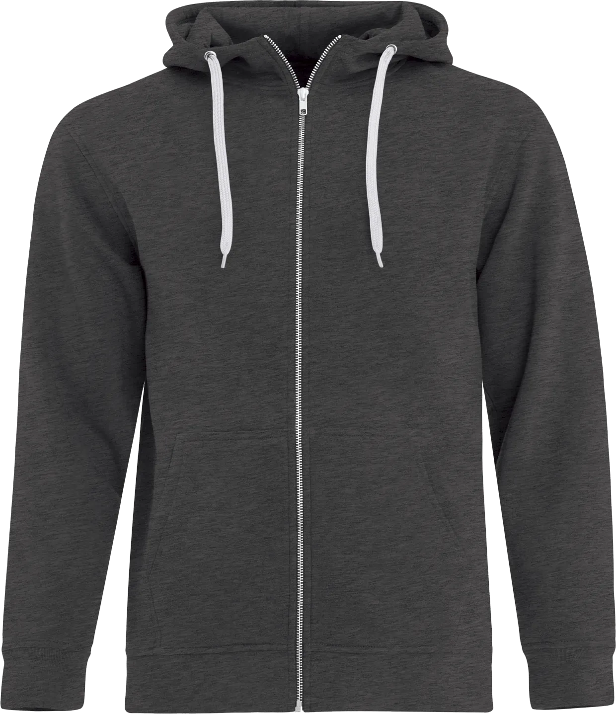 ATC™ ESACTIVE® CORE FULL ZIP HOODED SWEATSHIRT CHARCOAL HEATHER