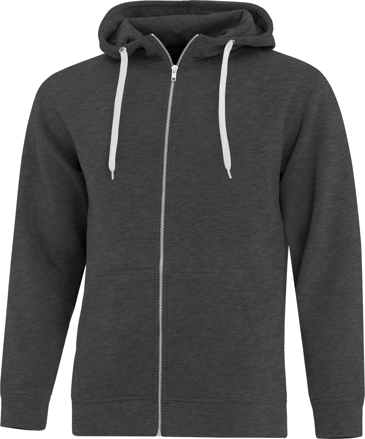 ATC™ ESACTIVE® CORE FULL ZIP HOODED SWEATSHIRT CHARCOAL HEATHER
