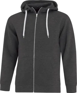 ATC™ ESACTIVE® CORE FULL ZIP HOODED SWEATSHIRT CHARCOAL HEATHER