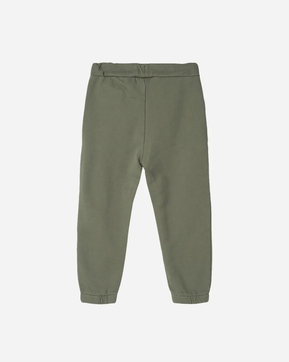 Authentic Organic Sweat Pants - Dusty Army