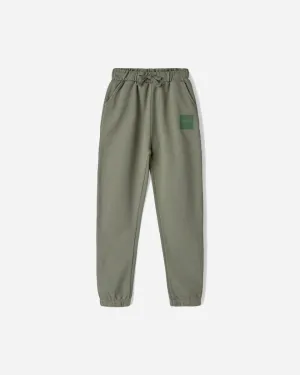 Authentic Organic Sweat Pants - Dusty Army