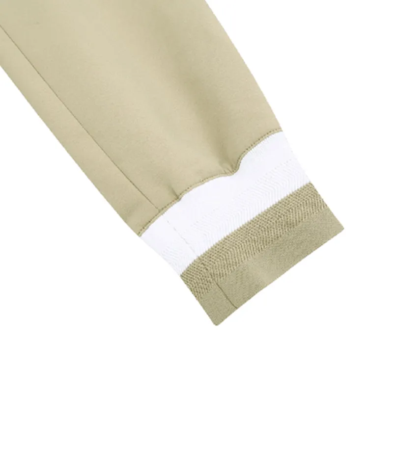 AVEN Side Color Line Jogger Pants - Beige
