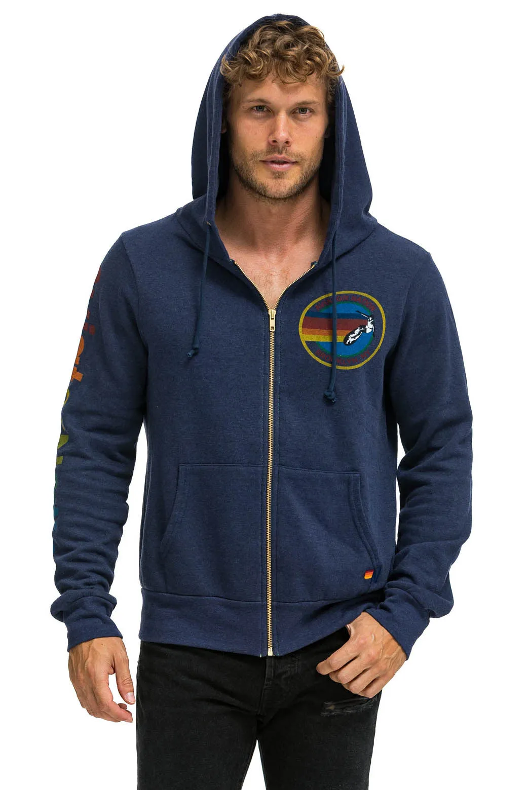 AVIATOR NATION BROOKLYN HOODIE - NAVY