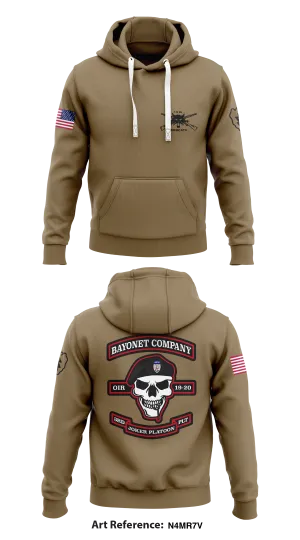 B Co 1-5 IN 1/25 SBCT Store 1  Core Men's Hooded Performance Sweatshirt - n4MR7V