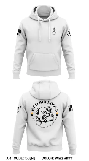 B CO 11 BSB STORE 2  - fbL8NJ Core Men's Hooded Performance Sweatshirt - WHITE