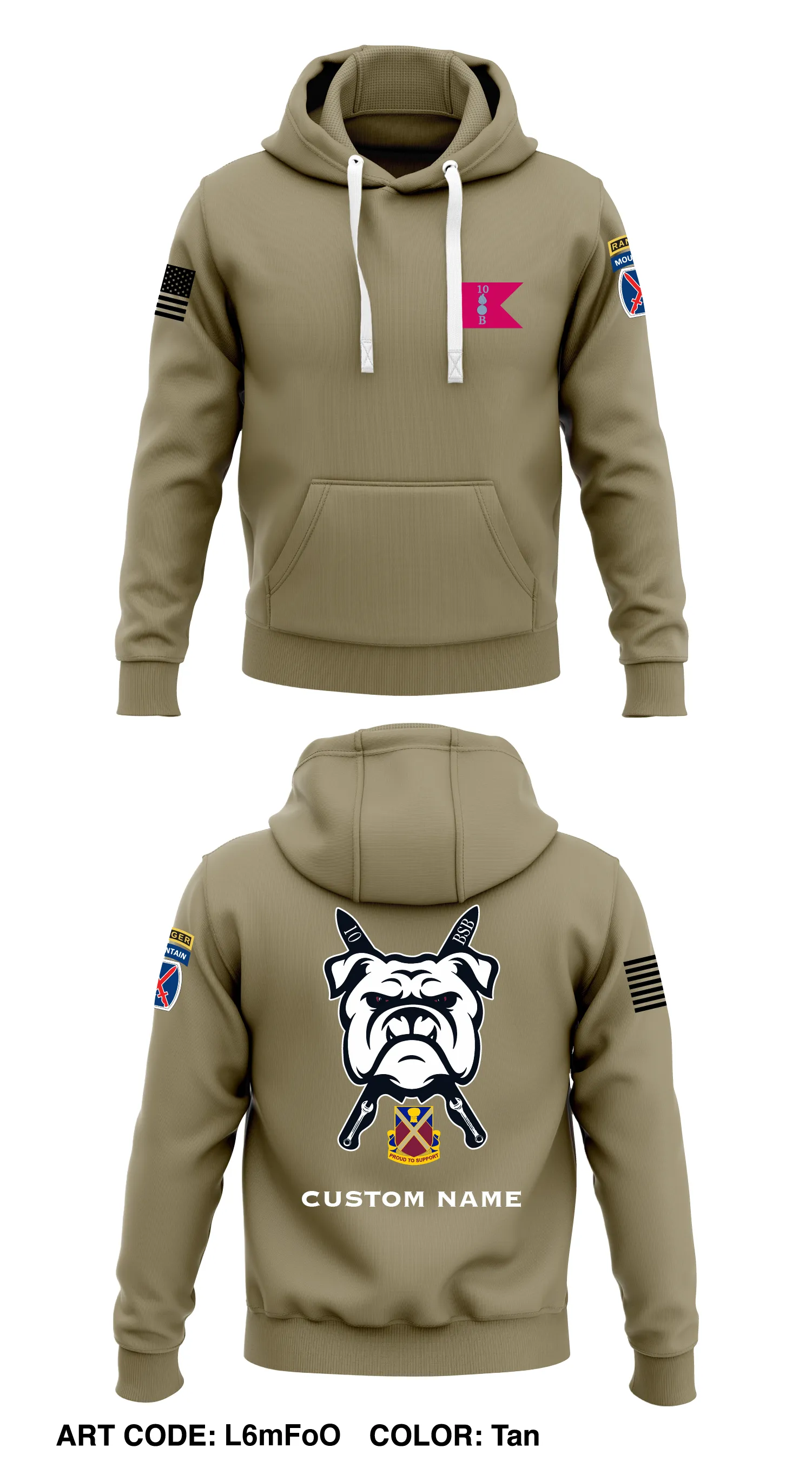 B CO, 1TH BSB, 1 BCT STORE 1  Core Men's Hooded Performance Sweatshirt - L6mFoO