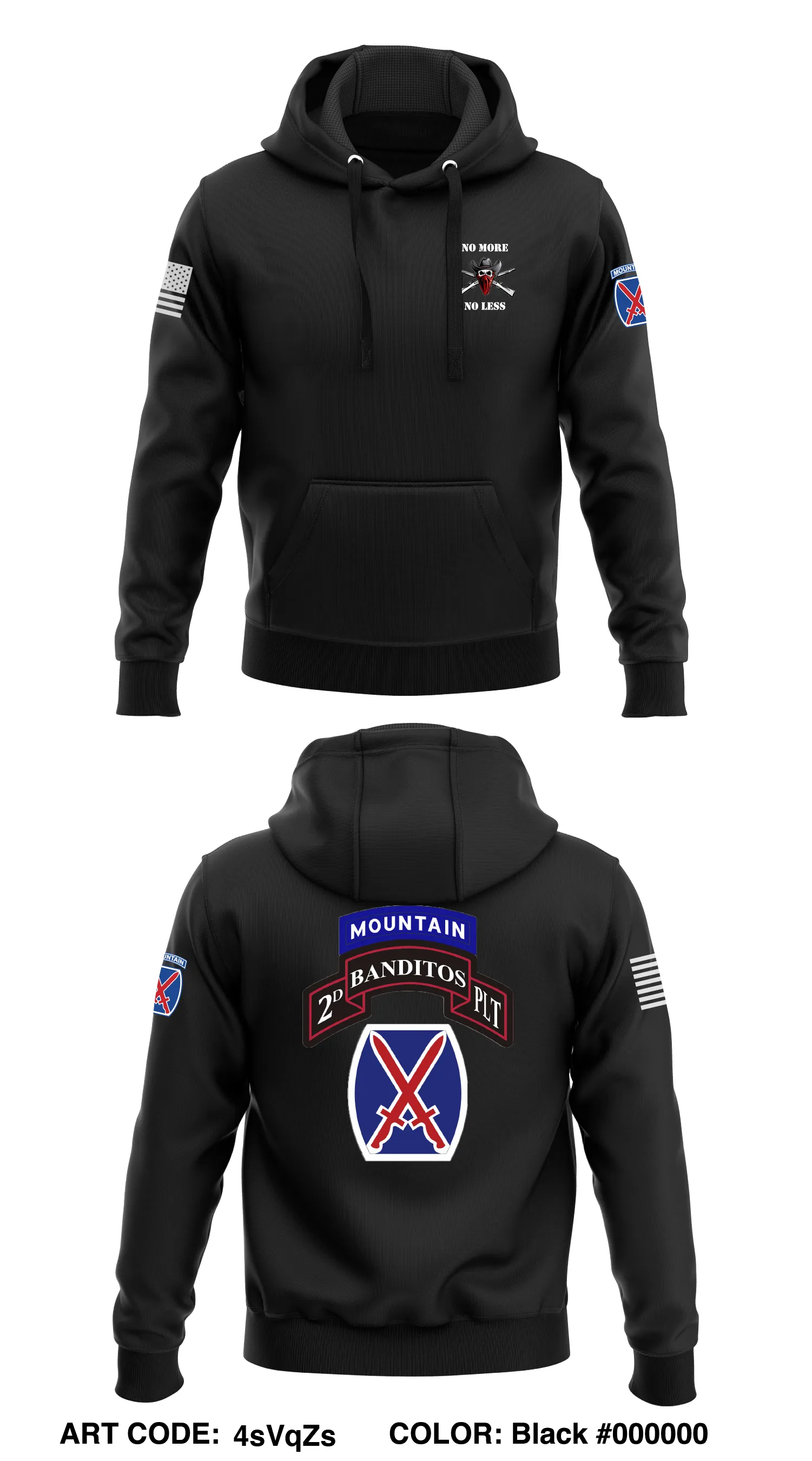 B CO, 2-4 IN REGT Store 1  Core Men's Hooded Performance Sweatshirt - 4sVqZs