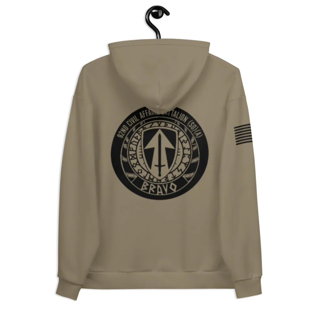 B Co, 92nd CA BN Store 1  Core Men's Hooded Performance Sweatshirt - DgcjBZ