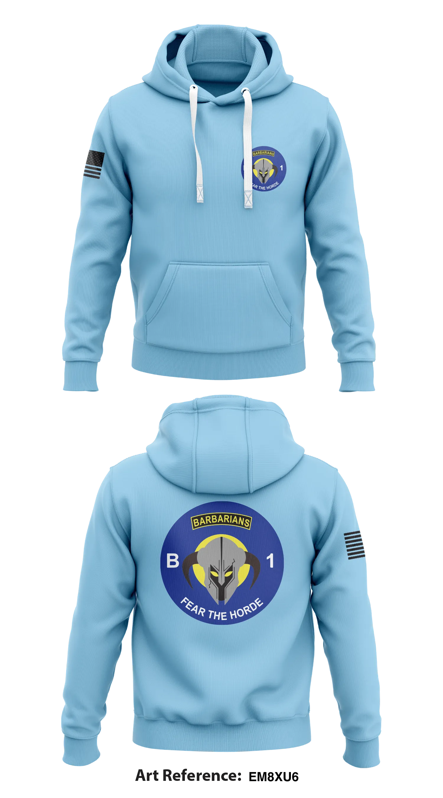 B1 Store 1  Core Men's Hooded Performance Sweatshirt - em8xU6
